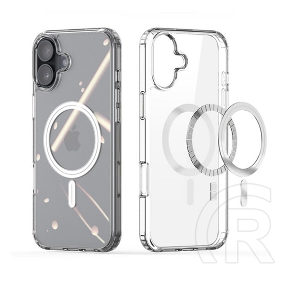 Dux ducis Apple iPhone 16 Plus clin szilikon telefonvédő (ütésállóság, légpárnás sarok, magsafe) átlátszó