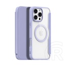 Dux ducis Apple iPhone 16 Pro Max skin x pro tok álló, bőr hatású (flip, oldalra nyíló, rfid, magsafe) lila