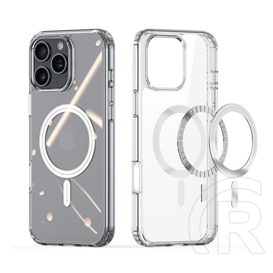 Dux ducis Apple iPhone 16 Pro clin szilikon telefonvédő (ütésállóság, légpárnás sarok, magsafe) átlátszó
