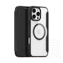 Dux ducis Apple iPhone 16 Pro skin x pro tok álló, bőr hatású (flip, oldalra nyíló, rfid, magsafe) fekete