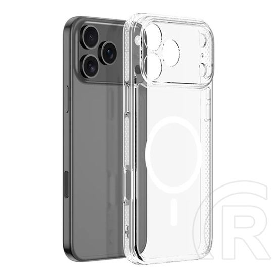 Dux ducis Apple iPhone 17 Pro Max clin szilikon telefonvédő (ütésállóság, légpárnás sarok, magsafe) átlátszó