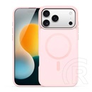 Dux ducis Apple iPhone 17 Pro Max yind szilikon telefonvédő (ütésállóság, kameravédő, matt, magsafe) rózsaszín