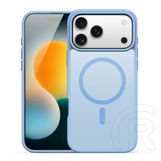 Dux ducis Apple iPhone 17 Pro Max yind szilikon telefonvédő (ütésállóság, kameravédő, matt, magsafe) világoskék