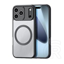 Dux ducis Apple iPhone 17 Pro aimo szilikon telefonvédő (ütésállóság, kameravédő, magsafe, hullám) fekete