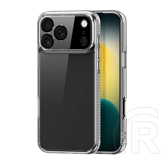 Dux ducis Apple iPhone 17 Pro clin szilikon telefonvédő (ütésállóság, légpárnás sarok) átlátszó