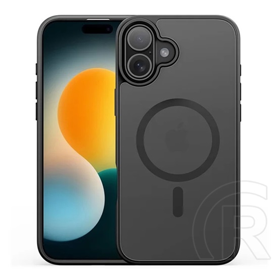 Dux ducis Apple iPhone 17 yind szilikon telefonvédő (ütésállóság, kameravédő, matt, magsafe) fekete