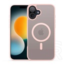 Dux ducis Apple iPhone 17 yind szilikon telefonvédő (ütésállóság, kameravédő, matt, magsafe) rózsaszín