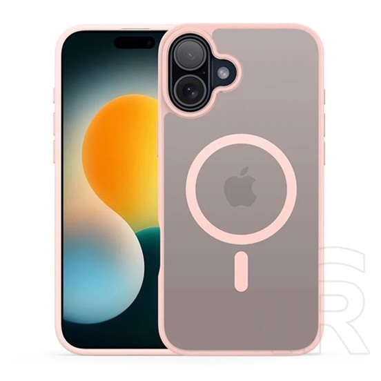 Dux ducis Apple iPhone 17 yind szilikon telefonvédő (ütésállóság, kameravédő, matt, magsafe) rózsaszín