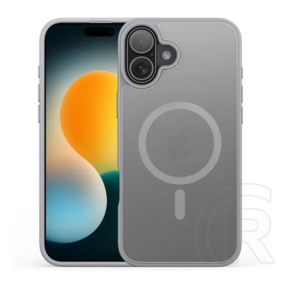 Dux ducis Apple iPhone 17 yind szilikon telefonvédő (ütésállóság, kameravédő, matt, magsafe) világosszürke