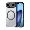 Dux ducis Apple iPhone Air aimo szilikon telefonvédő (ütésállóság, kameravédő, magsafe, hullám) fekete