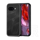 Dux ducis Google Pixel 9a aimo szilikon telefonvédő (ütésállóság, kameravédő, matt, hullám) fekete