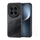 Dux ducis Honor Magic 8 Pro aimo szilikon telefonvédő (ütésállóság, kameravédő, matt, hullám) fekete