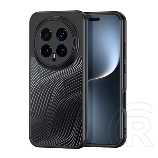 Dux ducis Honor Magic 8 Pro aimo szilikon telefonvédő (ütésállóság, kameravédő, matt, hullám) fekete