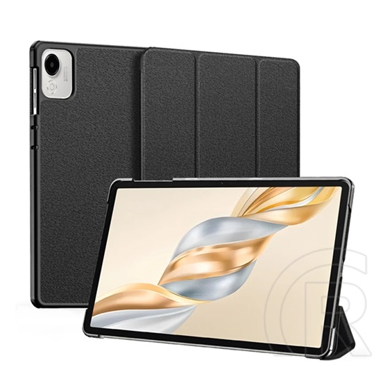 Dux ducis Honor Pad X9a domo tok álló, bőr hatású (aktív flip, oldalra nyíló, trifold, asztali tartó) fekete