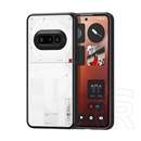 Dux ducis Nothing Phone (3a) aimo szilikon telefonvédő (ütésállóság, kameravédő, matt) fekete