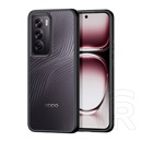 Dux ducis Oppo Reno 12 5G aimo műanyag telefonvédő (ütésállóság, szilikon keret, kameravédő, matt, hullám) fekete