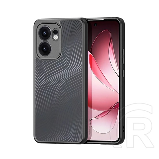 Dux ducis Oppo Reno 13 F 5G aimo szilikon telefonvédő (ütésállóság, kameravédő, matt, hullám) fekete