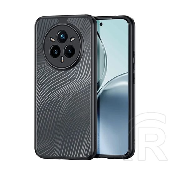 Dux ducis Realme 14 Pro Plus aimo szilikon telefonvédő (ütésállóság, kameravédő, matt, hullám) fekete