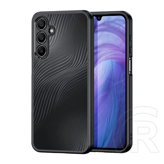 Dux ducis Samsung Galaxy A16 4G (SM-A165)  aimo szilikon telefonvédő (ütésállóság, kameravédő, magsafe, hullám) fekete