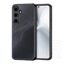 Dux ducis Samsung Galaxy S24 FE (SM-S721) aimo szilikon telefonvédő (ütésállóság, kameravédő, matt, hullám) fekete