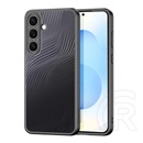 Dux ducis Samsung Galaxy S25 FE (SM-S731) aimo szilikon telefonvédő (ütésállóság, kameravédő, matt, hullám) fekete