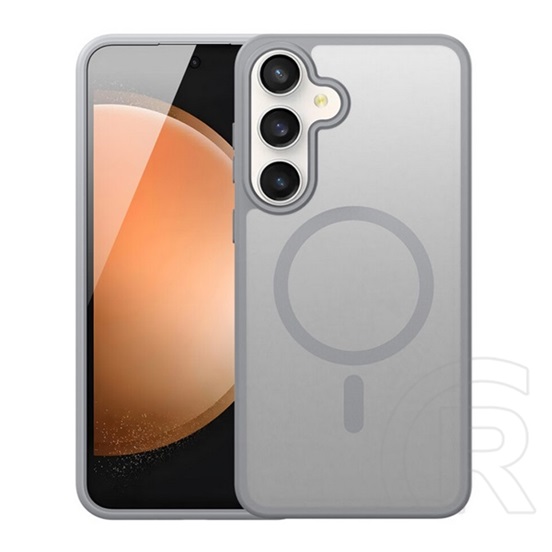 Dux ducis Samsung Galaxy S25 FE (SM-S731) yind szilikon védő (ütésállóság, kameravédő, matt, magsafe) világosszürke