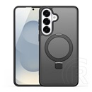 Dux ducis Samsung Galaxy S26 Plus (SM-S947) yind szilikon védő (ütésálló, kameravédő, matt, magsafe, kitámasztó) fekete