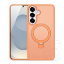 Dux ducis Samsung Galaxy S26 Plus yind szilikon védő (ütésálló, kameravédő, matt, magsafe, kitámasztó) narancssárga