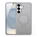 Dux ducis Samsung Galaxy S26 Plus yind szilikon védő (ütésálló, kameravédő, matt, magsafe, kitámasztó) világosszürke