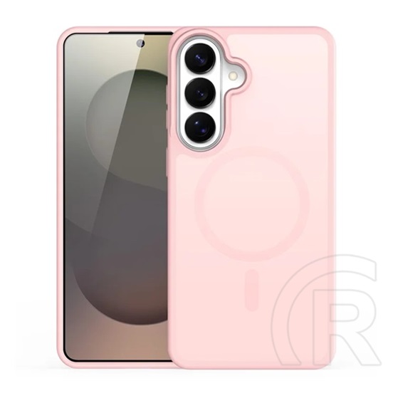 Dux ducis Samsung Galaxy S26 (SM-S942) yind szilikon védő (ütésálló, kameravédő, matt, magsafe) rózsaszín