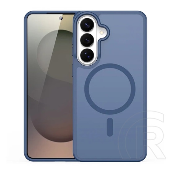 Dux ducis Samsung Galaxy S26 (SM-S942) yind szilikon védő (ütésálló, kameravédő, matt, magsafe) sötétkék