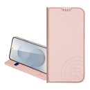 Dux ducis Samsung Galaxy S26 Ultra (SM-S948) skin pro tok álló, bőr hatású (flip, kártyazseb, asztali tartó) rózsaszín