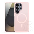 Dux ducis Samsung Galaxy S26 Ultra (SM-S948) szilikon védő (ütésálló, kameravédő, matt, magsafe) rózsaszín