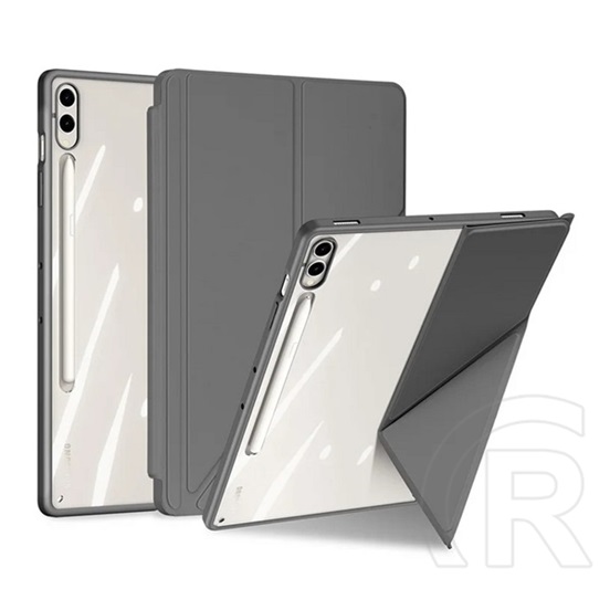 Dux ducis Samsung Galaxy Tab S10 Plus LTE (SM-X826B) magi origamitok (aktív flip, asztali tartó, ceruza tartó) szürke