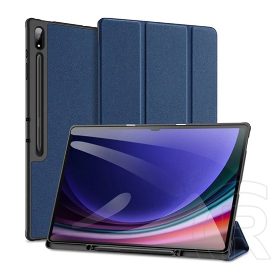 Dux ducis Samsung Galaxy Tab S10 Ultra LTE (SM-X926B) domotok (aktív flip, asztali tartó, ceruza tartó) sötétkék