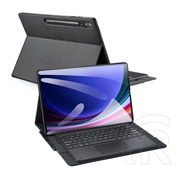 Dux ducis Samsung Galaxy Tab S10 Ultra LTE (SM-X926B)tok ( bluetooth billentyűzet, angol nyelvű, ceruza tartó) fekete