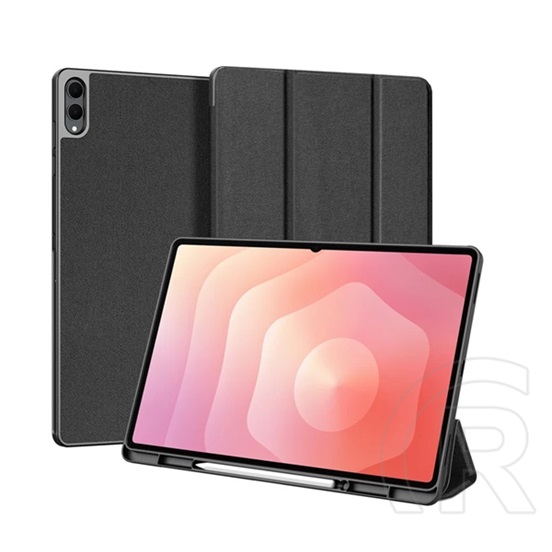 Dux ducis Samsung Galaxy Tab S11 Ultra 5G (SM-X936B) domo tok álló (flip, asztali tartó, ceruza tartó) fekete
