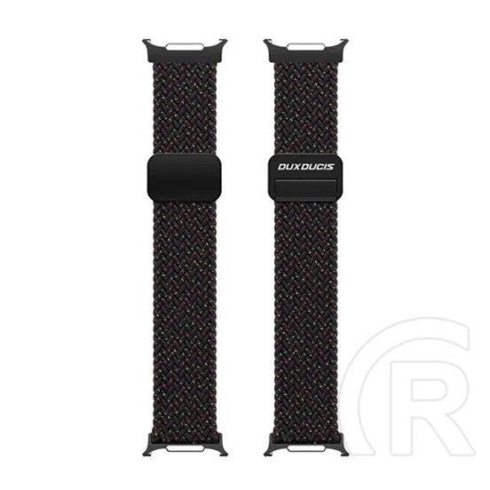 Dux ducis Samsung Galaxy Watch Ultra eSIM 47mm (SM-L705) pótszíj (egyedi méret, textil, állítható) fekete