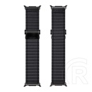 Dux ducis Samsung Galaxy Watch Ultra eSIM 47mm (SM-L705) yc pótszíj (egyedi méret, nylon, sport) sötétszürke