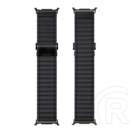 Dux ducis Samsung Galaxy Watch Ultra eSIM 47mm (SM-L705) yc pótszíj (egyedi méret, nylon, sport) sötétszürke