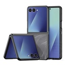 Dux ducis Samsung Galaxy Z Flip7 (SM-F766) aimo szilikon telefonvédő (ütésállóság, matt, hullám) fekete