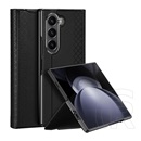 Dux ducis Samsung Galaxy Z Fold6 5G (SM-F956) Dux ducis bril (ütésálló, bőr hatású hátlap, asztali tartó) fekete
