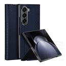 Dux ducis Samsung Galaxy Z Fold6 5G (SM-F956) Dux ducis bril (ütésálló, bőr hatású hátlap, asztali tartó) sötétkék