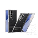 Dux ducis Samsung Galaxy Z Fold7 (SM-F966) stex szilikon védő (ütésálló, kameravédő, kitámasztó, csillag +  üveg) fekete