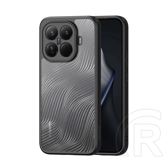 Dux ducis Xiaomi 15T Pro aimo szilikon telefonvédő (ütésállóság, kameravédő, matt, hullám) fekete