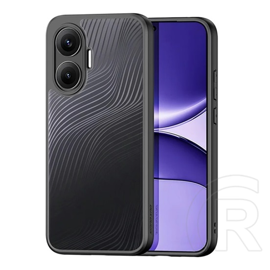 Dux ducis Xiaomi Poco F7 aimo szilikon telefonvédő (ütésállóság, kameravédő, matt, hullám) fekete