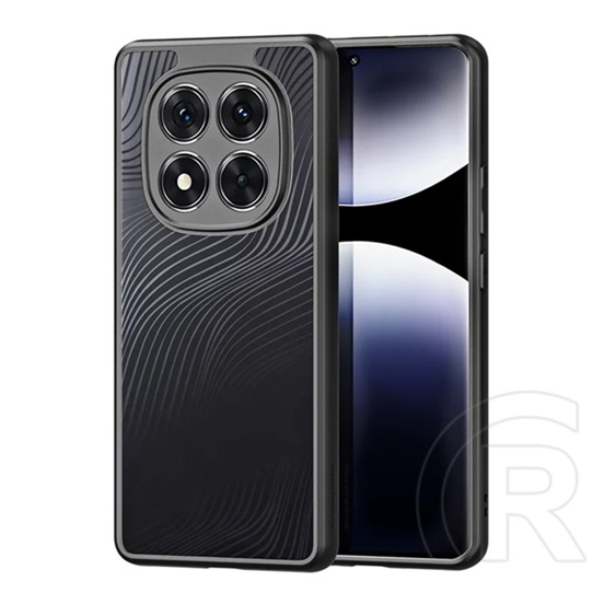 Dux ducis Xiaomi Redmi Note 14 Pro 4G aimo szilikon telefonvédő (ütésállóság, kameravédő, matt, hullám) fekete
