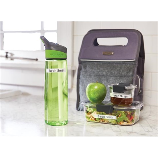 Dymo D1 feliratozógép szalag, 12 mm x 5,5 m, fehér-fekete