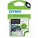 Dymo D1 kazetta flex 12mm, fekete/fehér