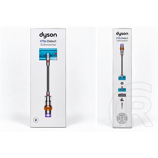 Dyson V15s Detect Submarine 2026  (Laser Fluffy Optic fej nélkül, nedves és száraz tisztításhoz) álló porszívó